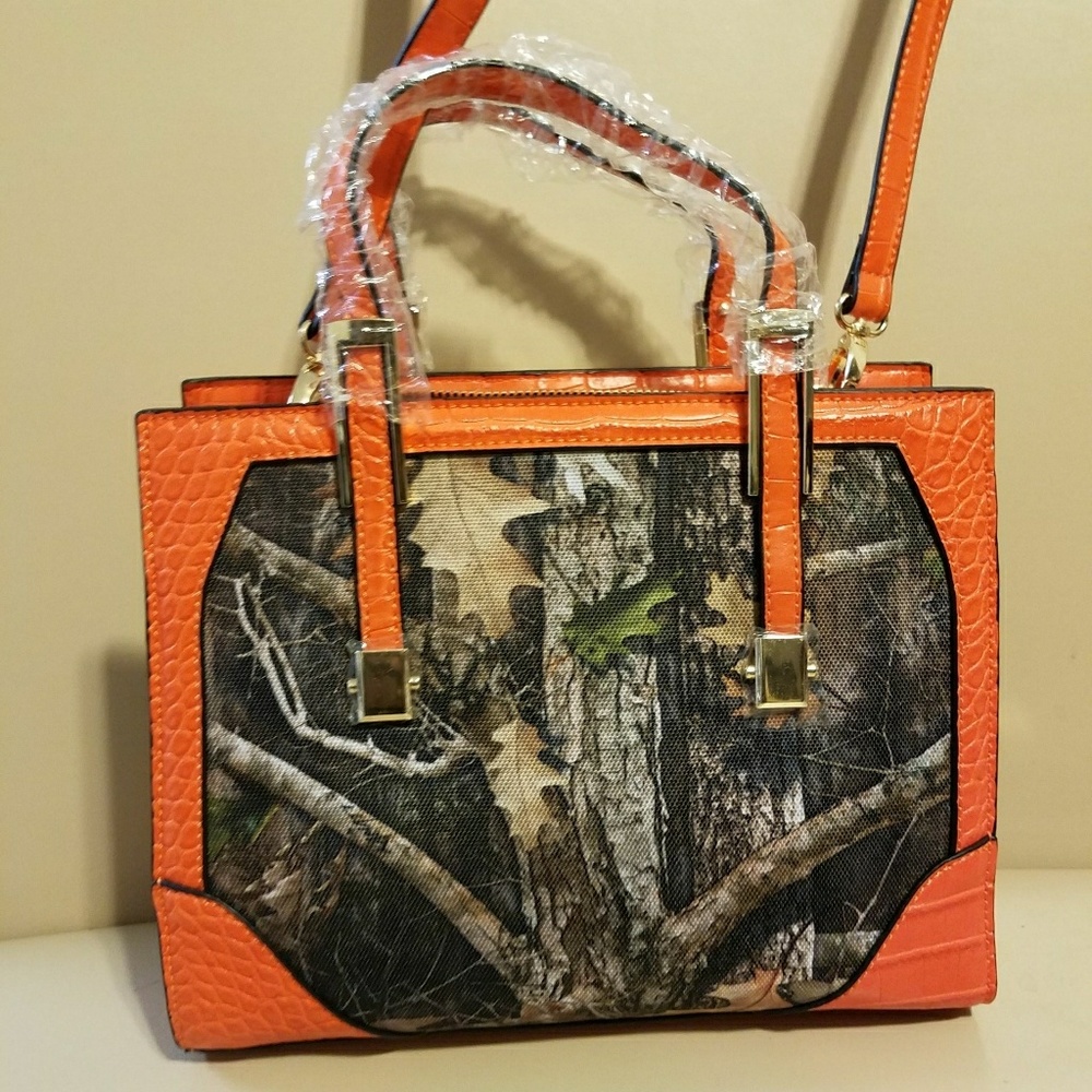 Jon Kane Faux Croc Embossed Handbag